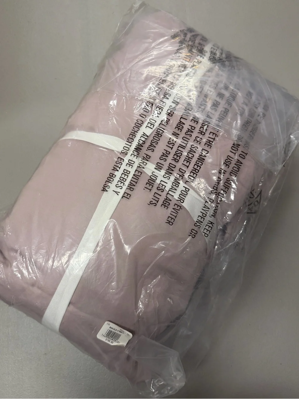 Pottery Barn Tencel Ruffle Duvet Cover Light Orchid Lavender Purple King / Cal